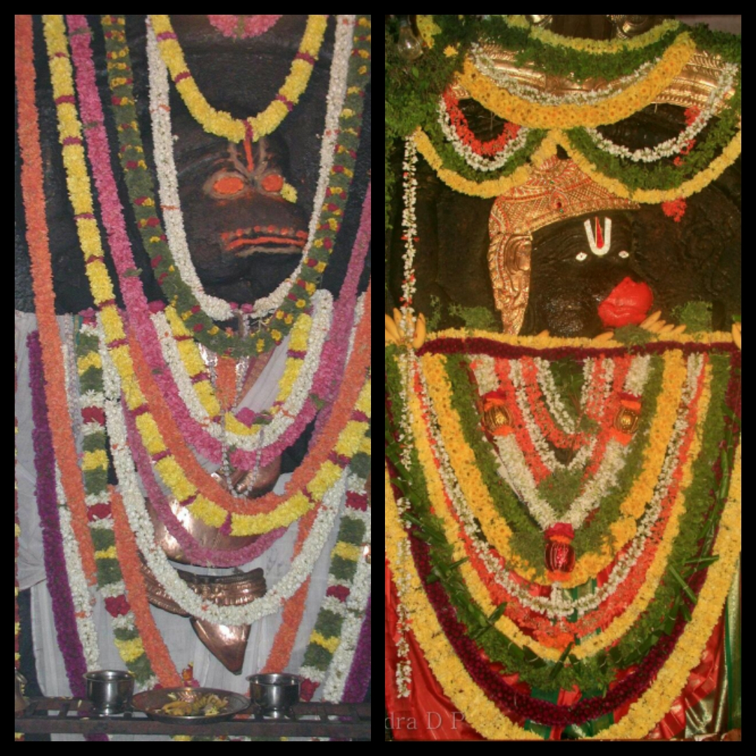 The Anjaneya idol — before and after the June 2026 renovation